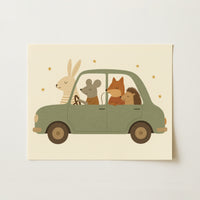 Poster vintage per la cameretta dei bambini