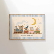 Next Stop Dreamland – Poster fürs Kinderzimmer