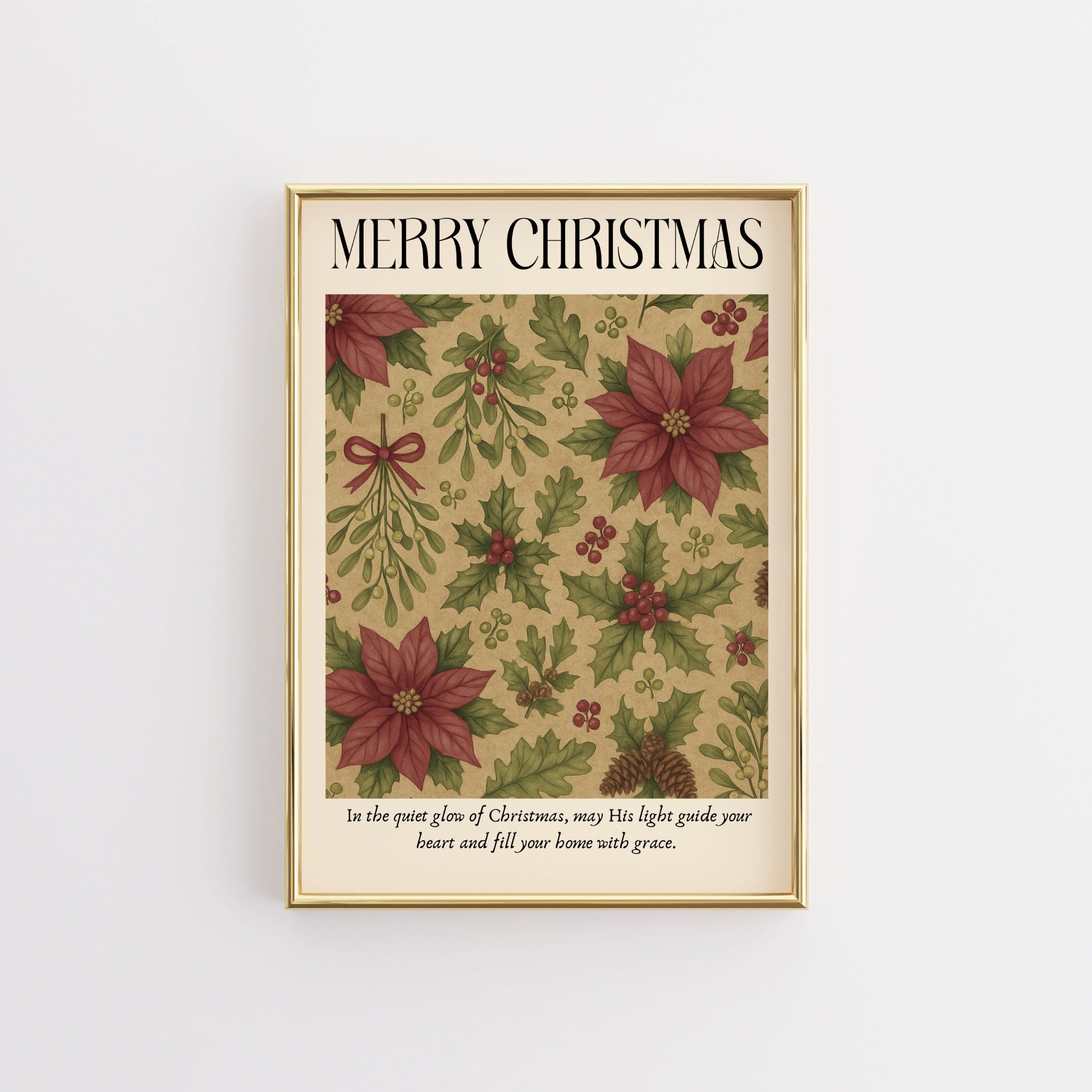 Elegant Religious Christmas Poster
