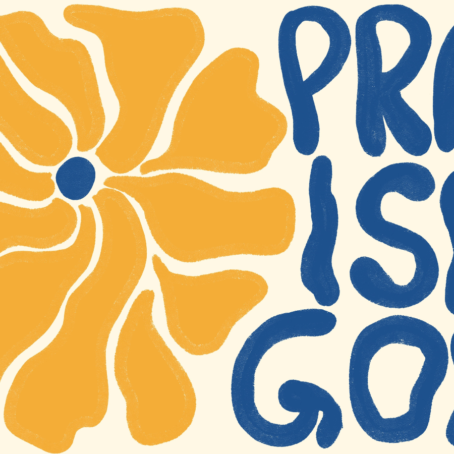 Praise God Print – Bold Christian Wall Art