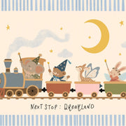 Next Stop Dreamland – Poster fürs Kinderzimmer