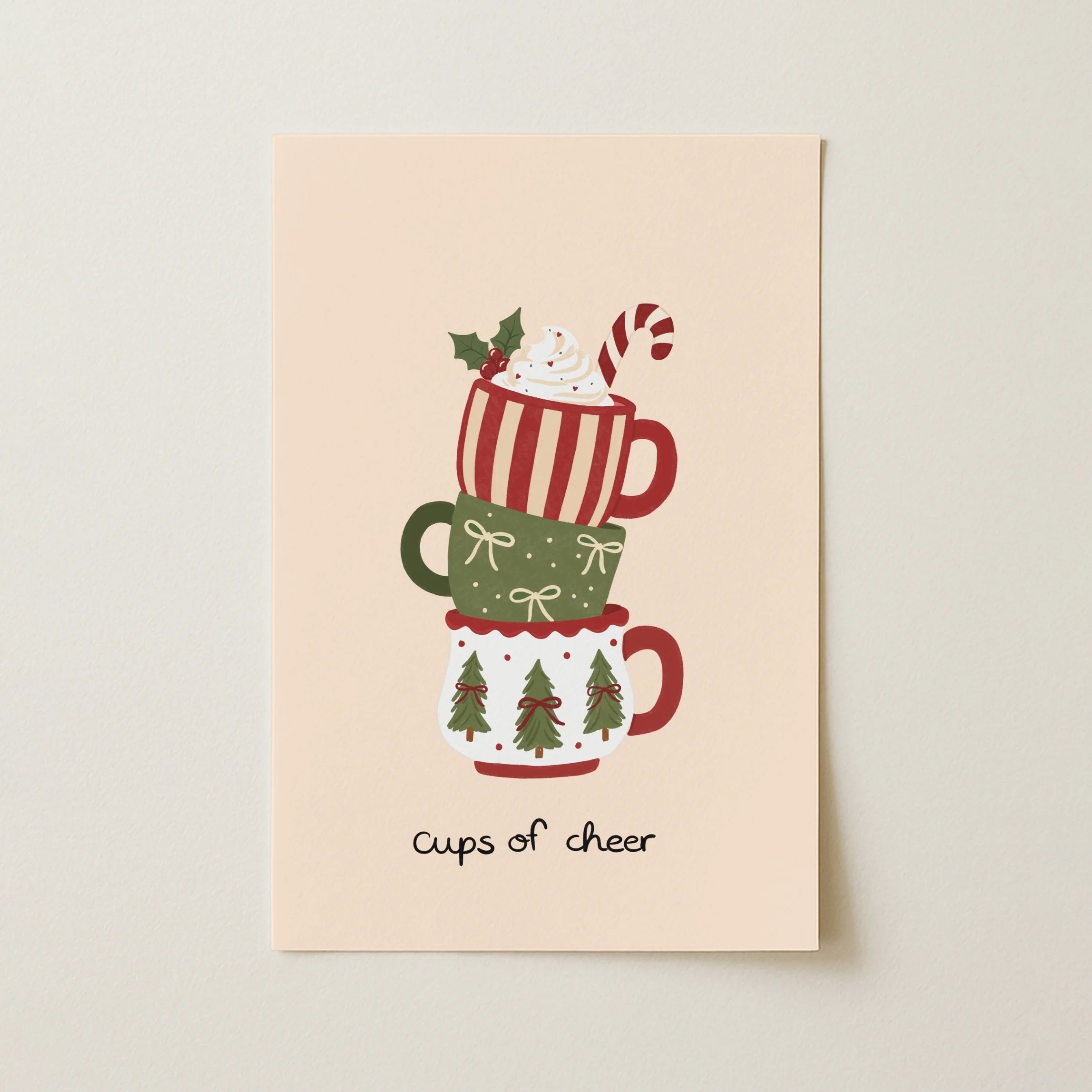 Cups of Cheer – Juleplakat