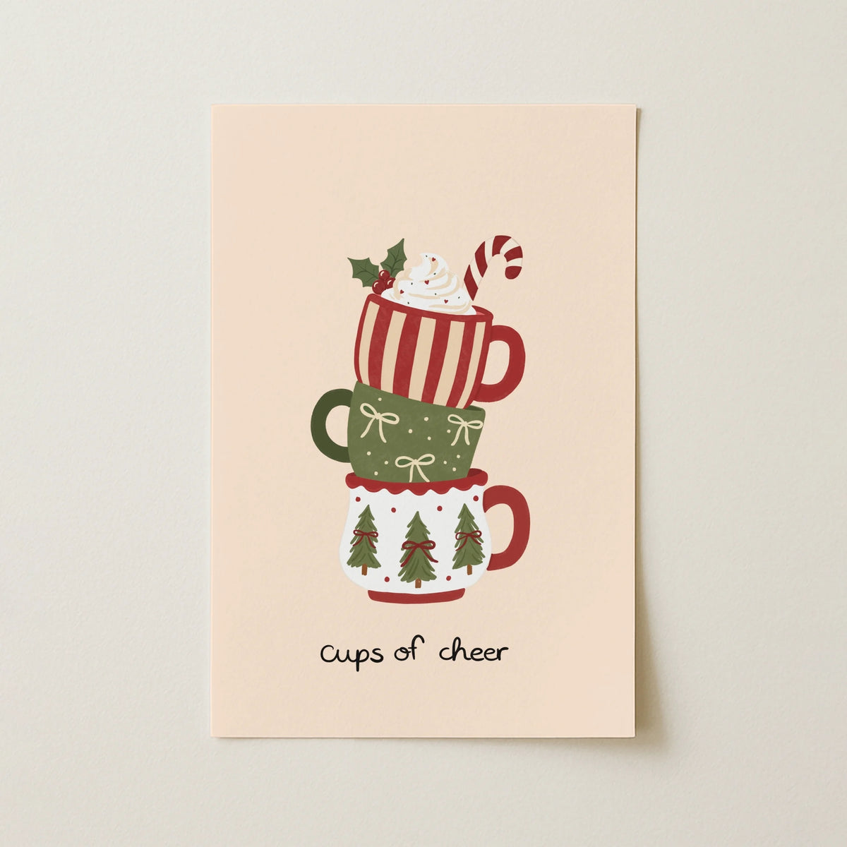 Cups of Cheer – Juleplakat