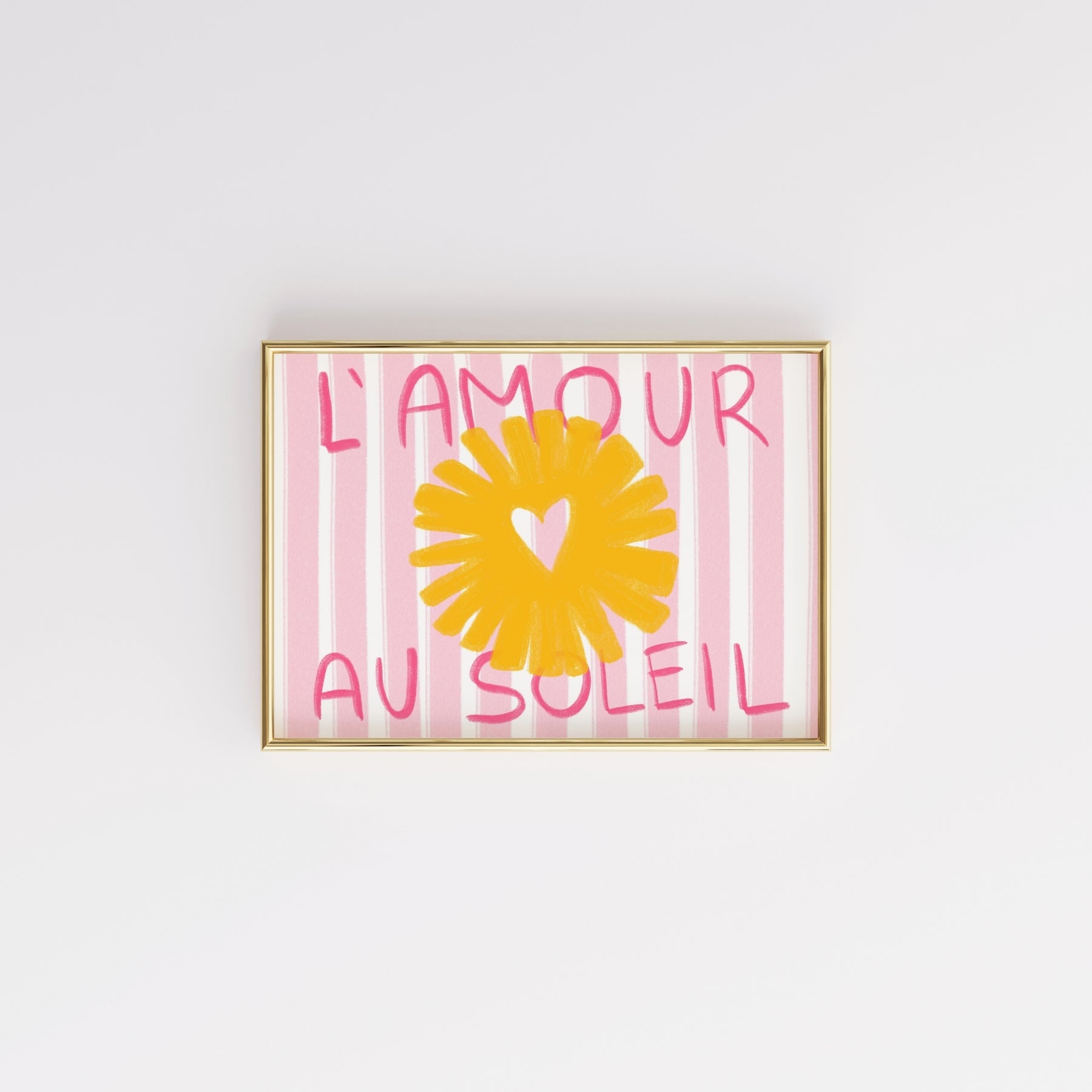 L’Amour au Soleil – French Summer Wall Art