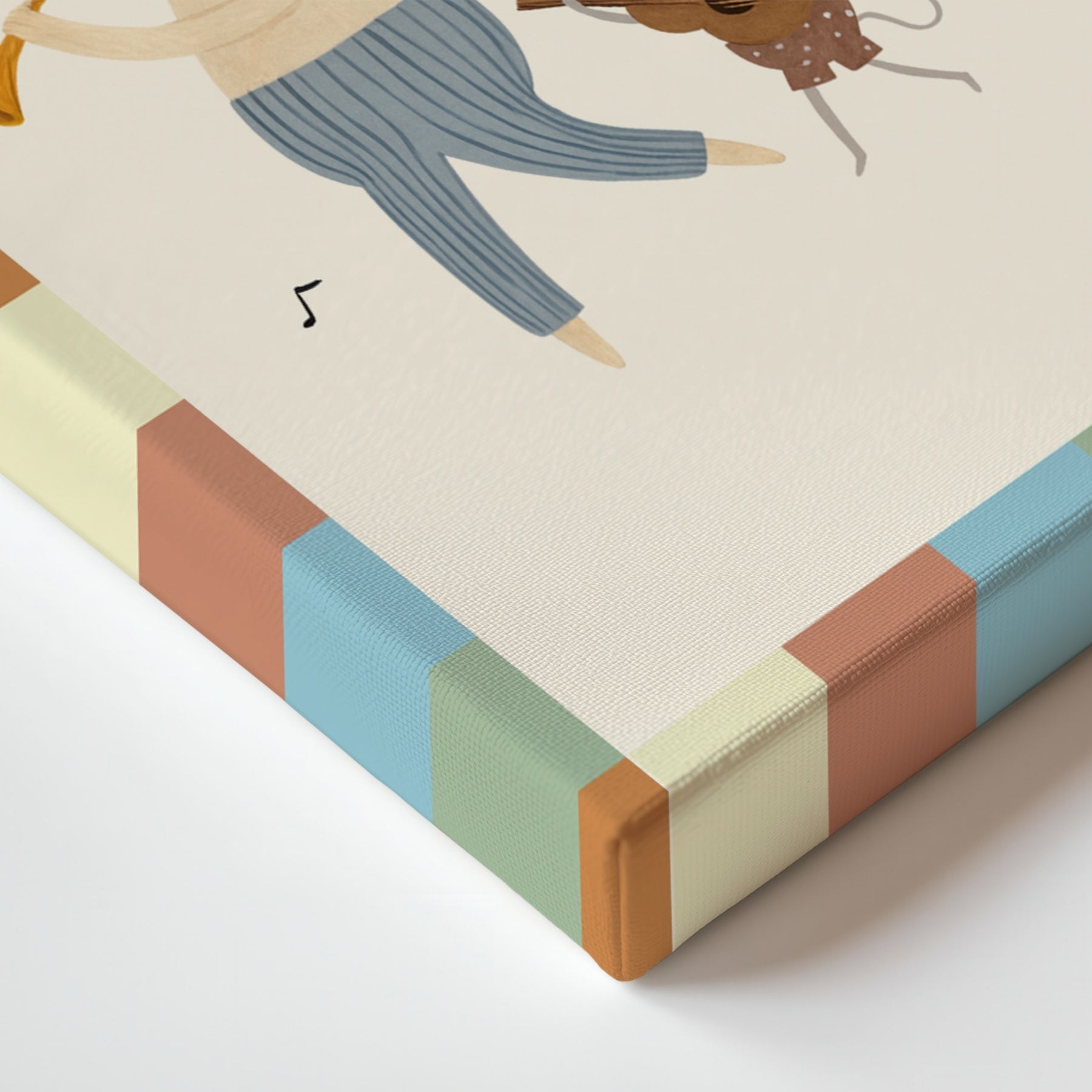 Retro Musical Nursery Canvas Decor