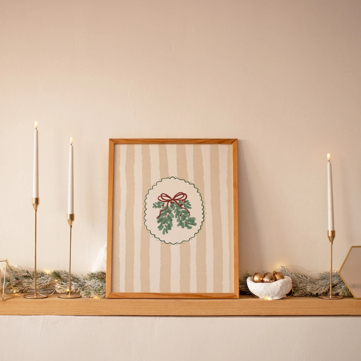 Christmas Greenery Wall Art