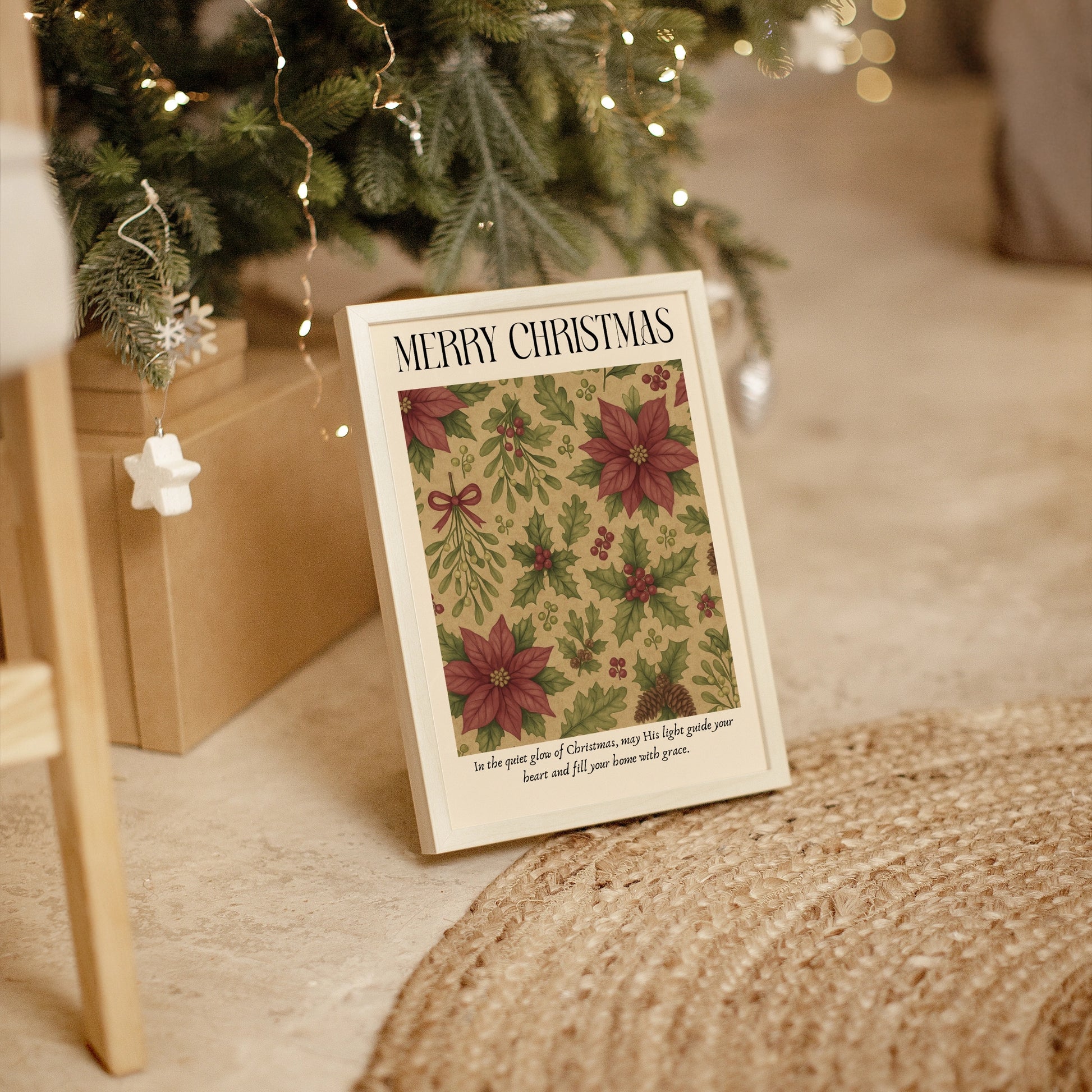 Elegant Religious Christmas Poster