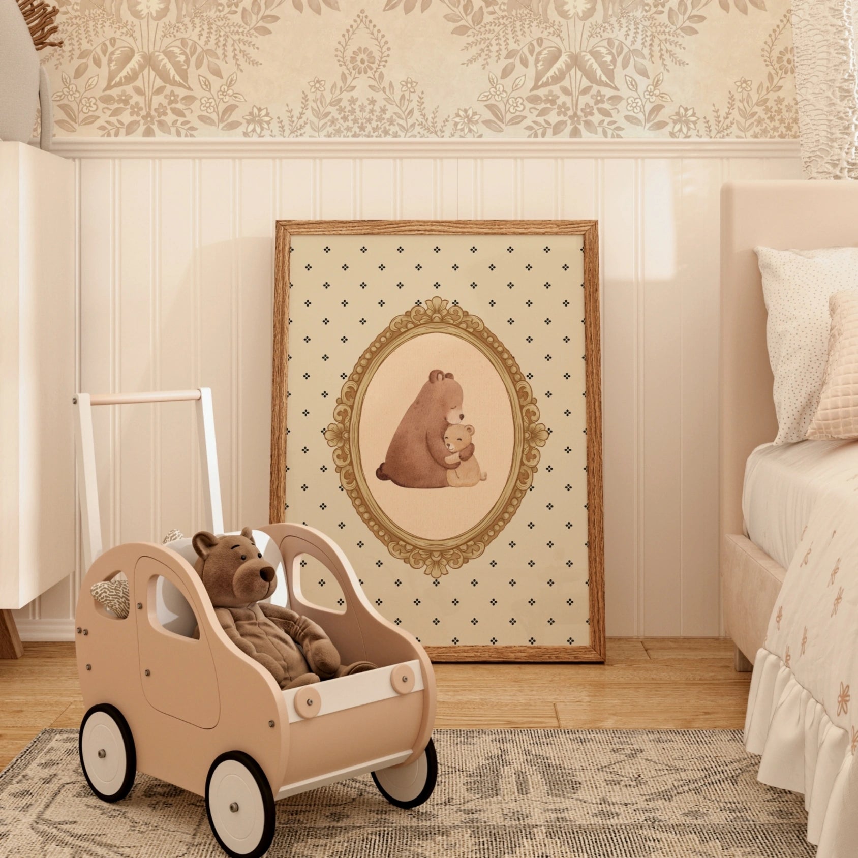 Stampa per la cameretta della famiglia Bear