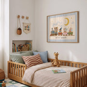 Next Stop Dreamland – Poster fürs Kinderzimmer