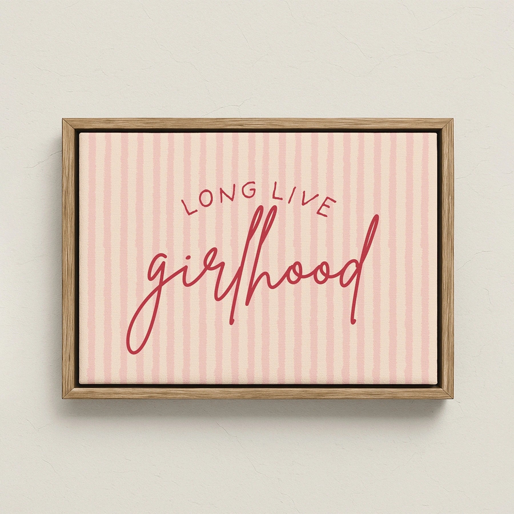 Long Live Girlhood Canvas Print