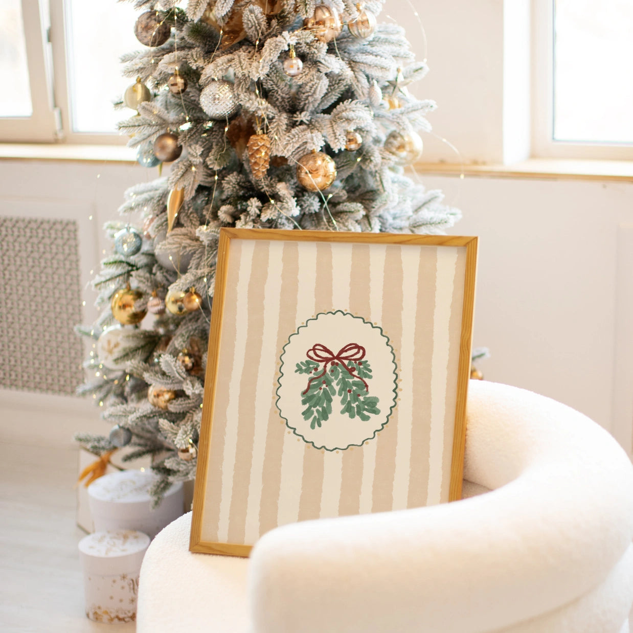 Christmas Greenery Wall Art