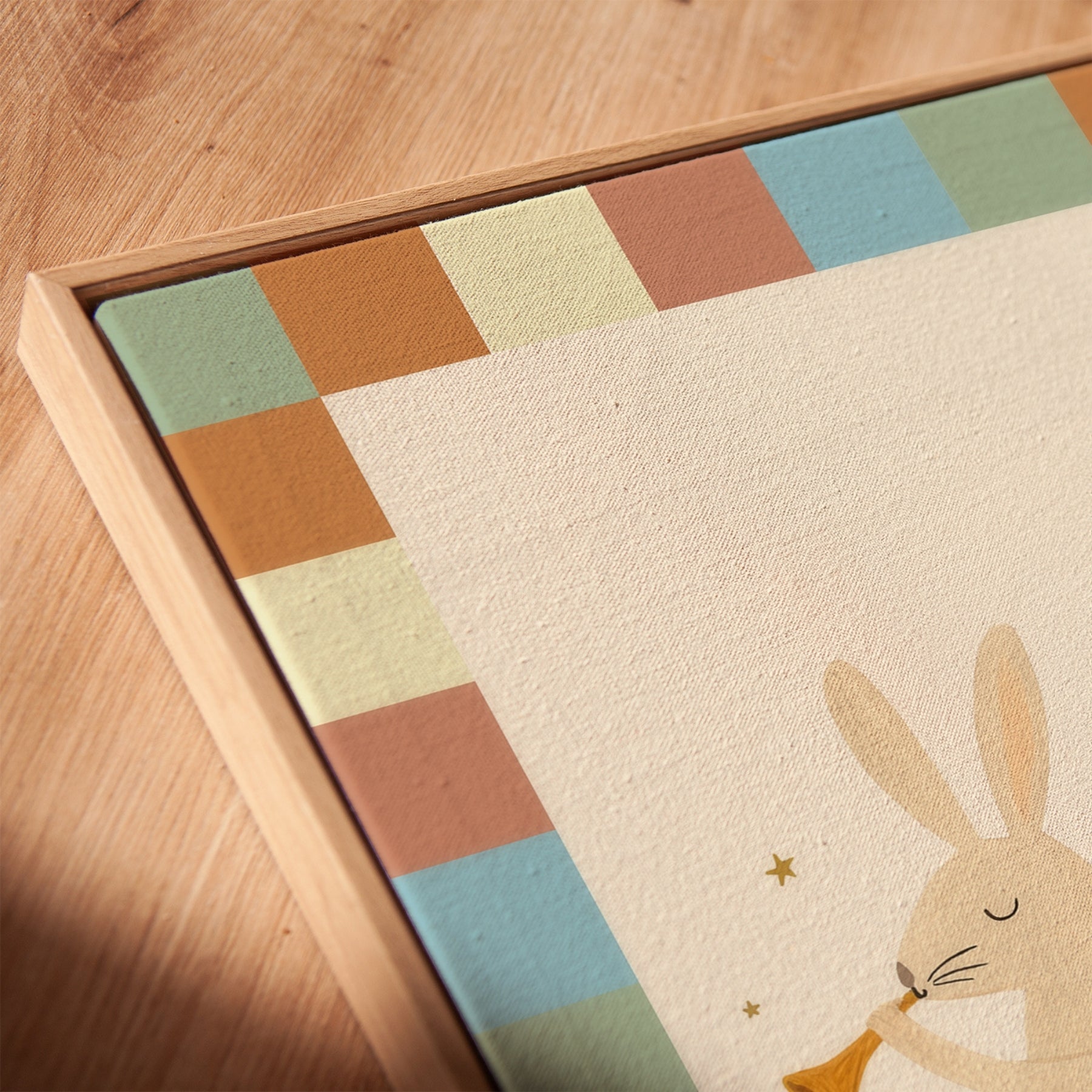 Retro Musical Nursery Canvas Decor