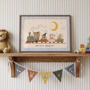 Next Stop Dreamland – Poster fürs Kinderzimmer