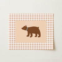 Brown Bear Nursery Print
