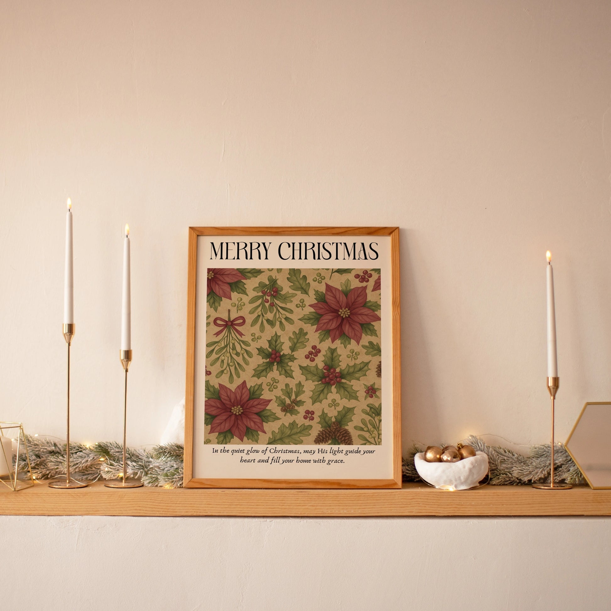 Elegant Religious Christmas Poster