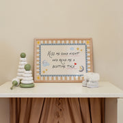 Kiss Me Good Night – Nursery & kids wall art