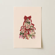 Christmas Bow Tree – Christmas Wall Art