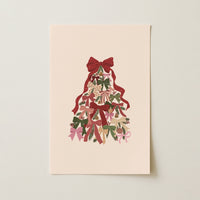 Christmas Bow Tree – Christmas Wall Art