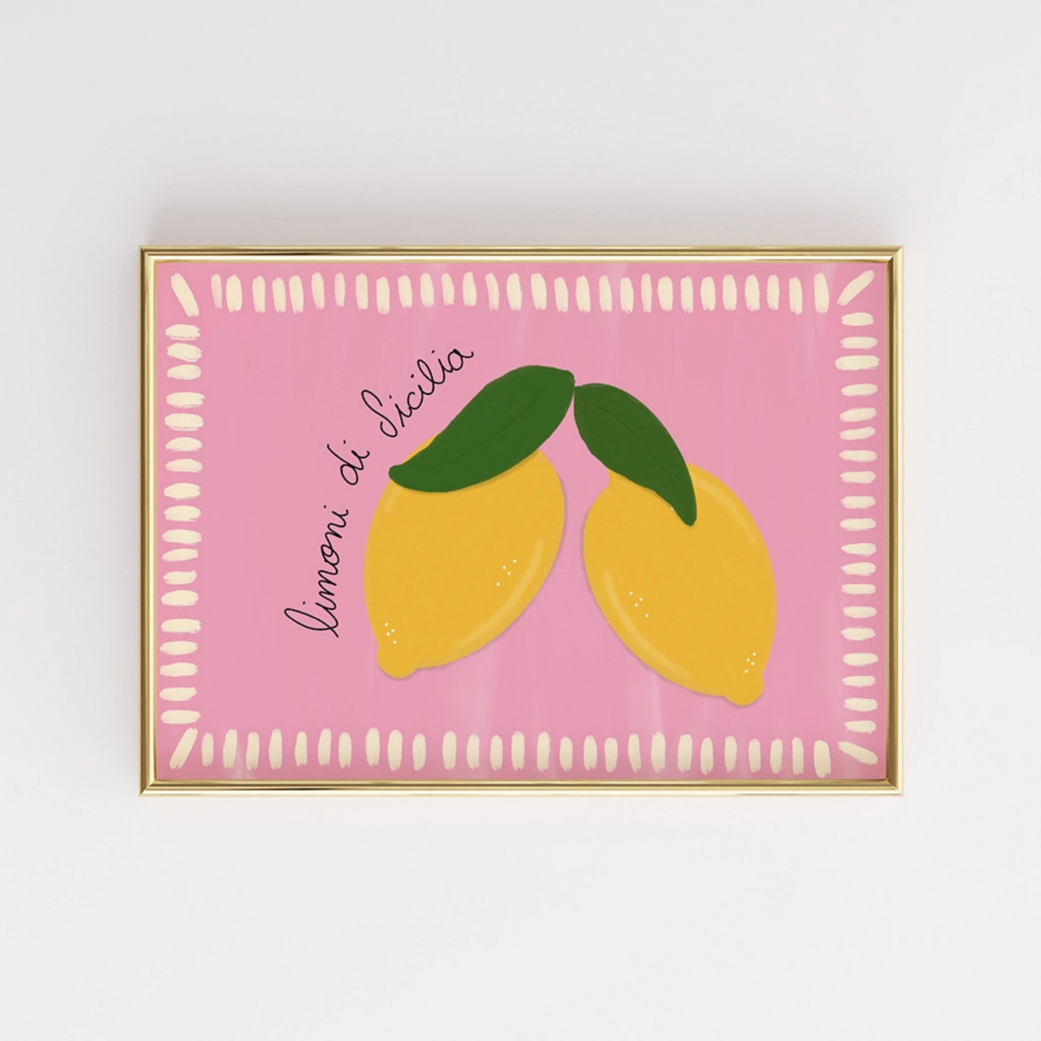 Decorazione murale per la tavola da pranzo italiana – Stampa di pasta, vino e cucina