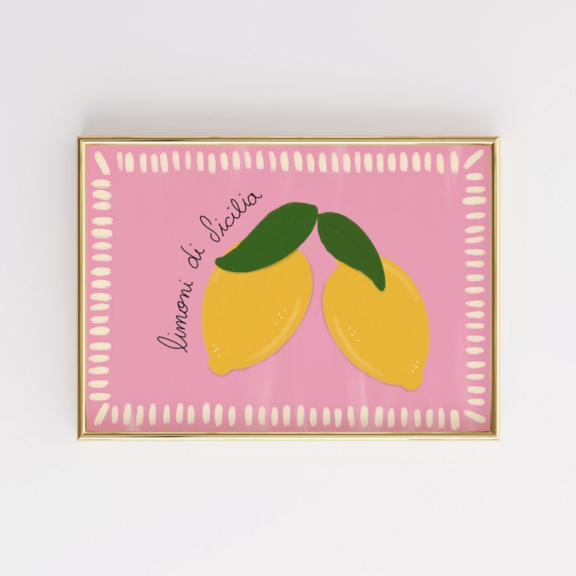 Decorazione murale per la tavola da pranzo italiana – Stampa di pasta, vino e cucina