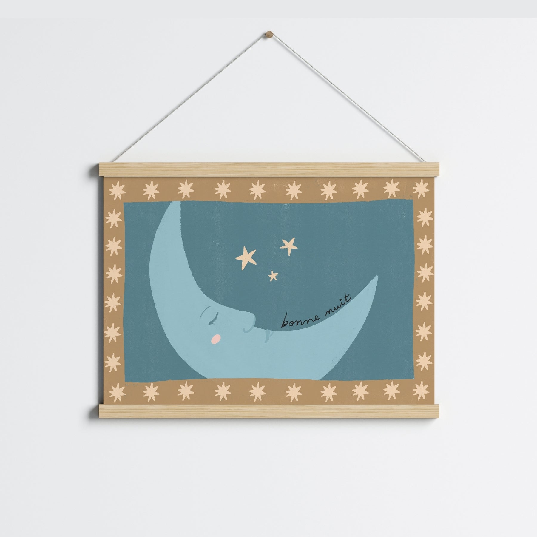 Bonne Nuit Moon Print