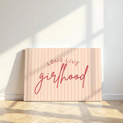 Long Live Girlhood – Nursery & Kids Canvas Wall Art