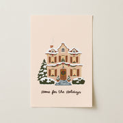 Home for the Holidays Cottage – Christmas Wall Art