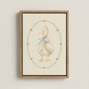 Curly Duck – Nursery & Kids Canvas Wall Art