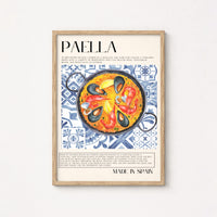 Paella Wall Art – Spanish Kitchen Decor, Kitchen Wall Decor