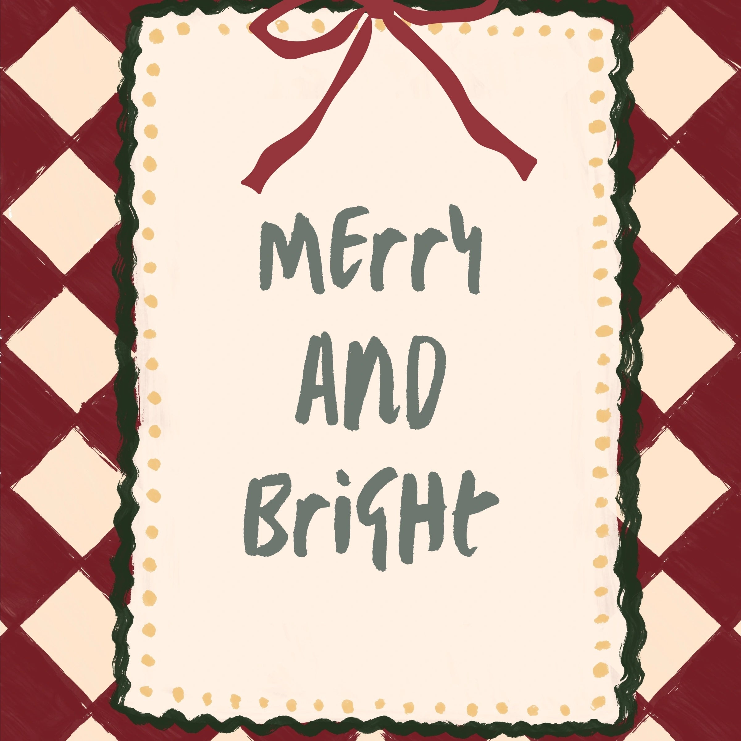 Cozy Festive Typography Decor