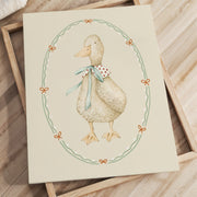 Curly Duck – Nursery & Kids Canvas Wall Art