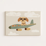 Pilot Dog – Nursery & Kids Canvas Wall Art