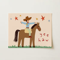 Western Kids Wall Art, Boys Room Decor