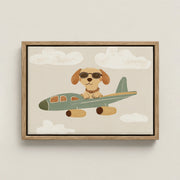 Pilot Dog – Nursery & Kids Canvas Wall Art