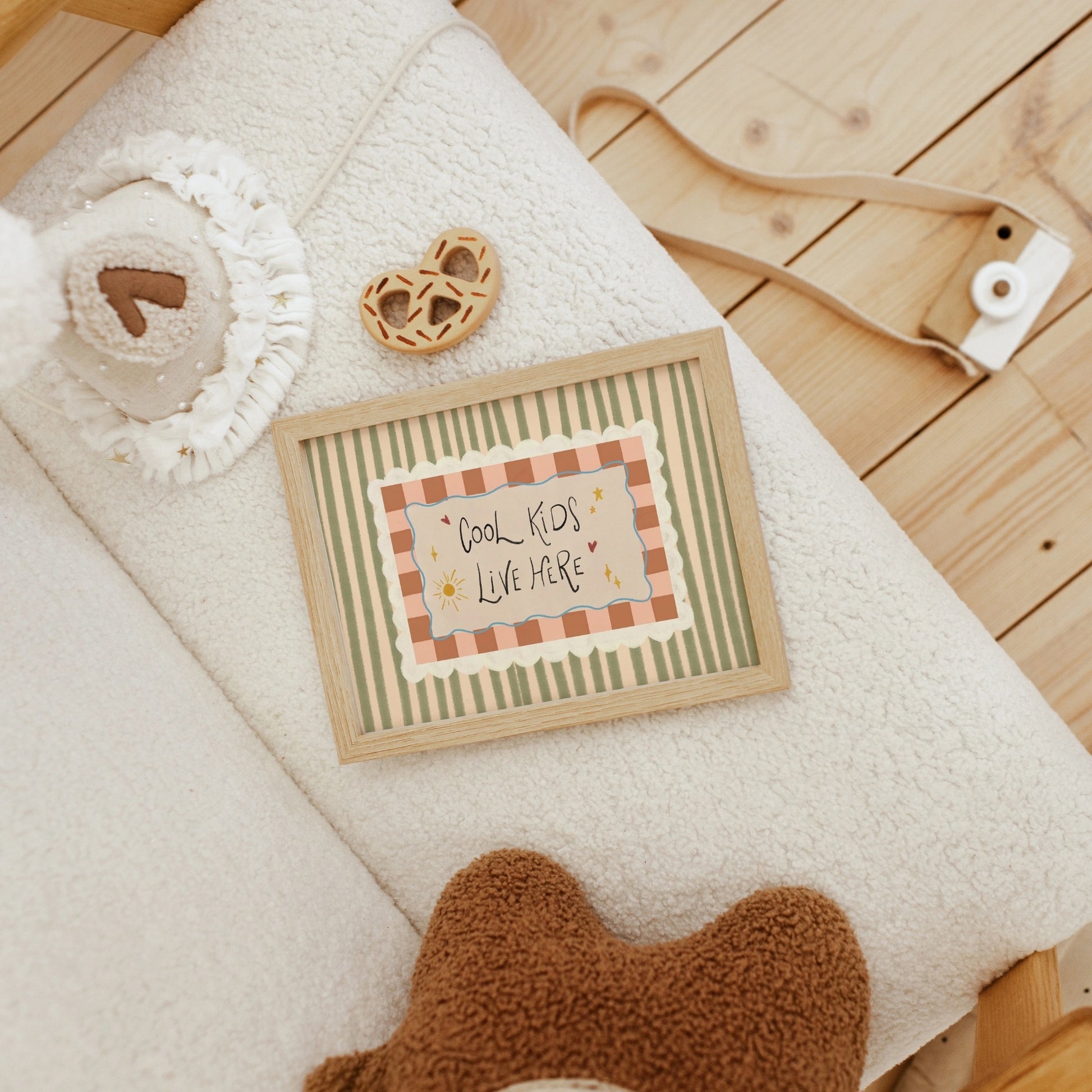 Cool Kids Live Here Nursery Print
