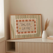Cool Kids Live Here Sunshine – Nursery & Kids Wall Art