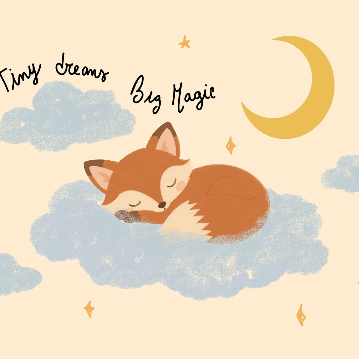 Tiny Dreams Big Magic – Nursery & Kids Wall Art