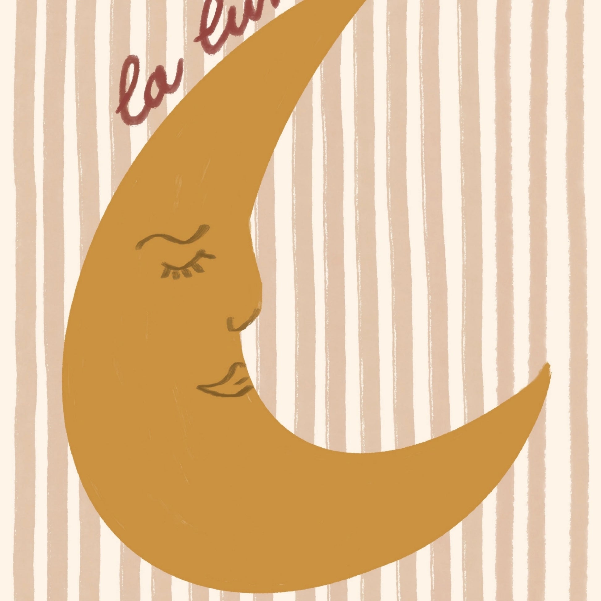 La Lune Nursery Print