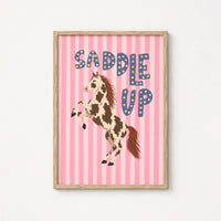 Saddle Up Horse Wall Art
