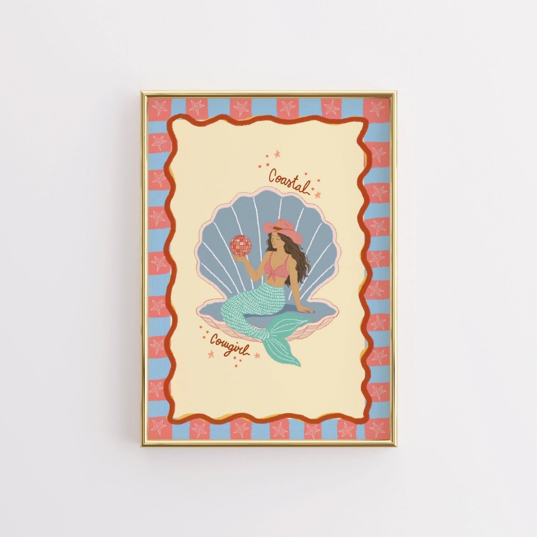 Western Mermaid Print