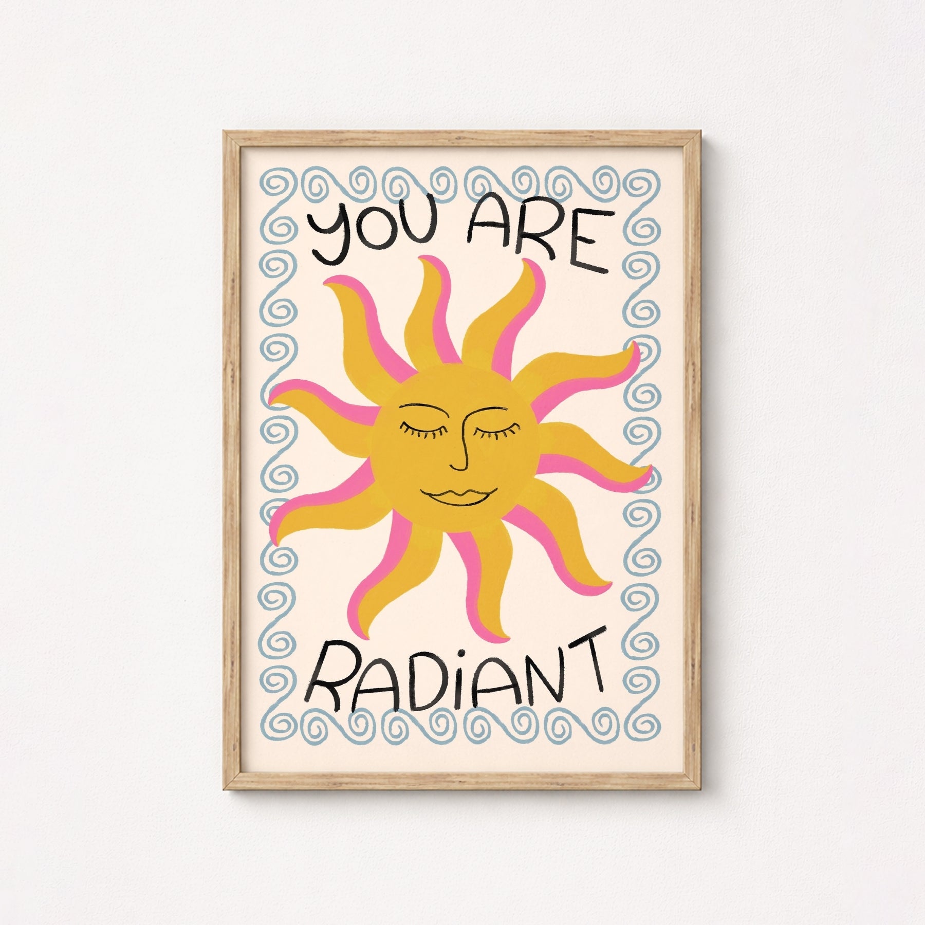Trendy Sun Quote Print