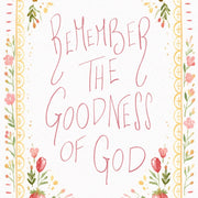 Remember the Goodness of God – Christian Wall Art