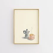Minimal Retro Coffee – Kitchen Wall Art