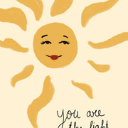 You are the Light of my World and Sun - Art mural pour chambre de bébé et enfants