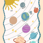 Space Planets – Nursery & kids wall art