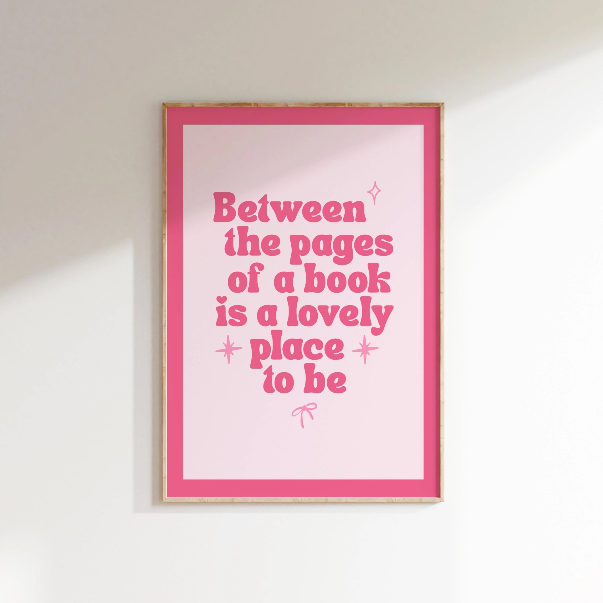 Between the Pages – Lovely Bookish Print