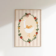 Goose and Strawberry – Affiche pour enfant