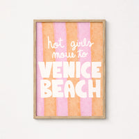 Venice Beach Wall Art Print - Hot Girls Summer Poster