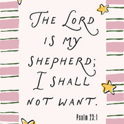 Psalm 23/1 – Christian Wall Art
