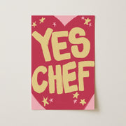 Yes Chef – Kitchen Wall Art